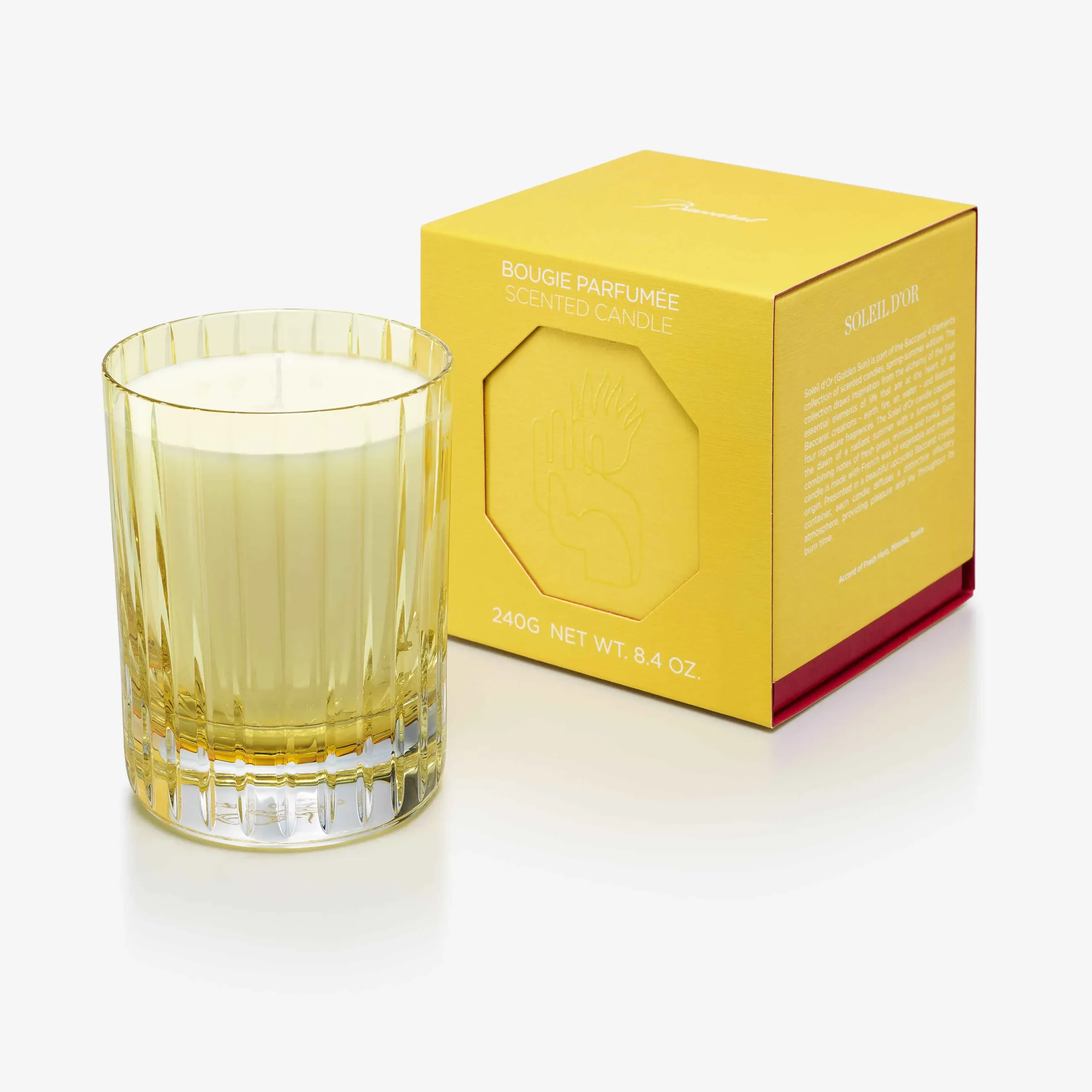Votives & Candlesticks|Candles|Baccarat 4 Elements Scented Candle Soleil D'Or