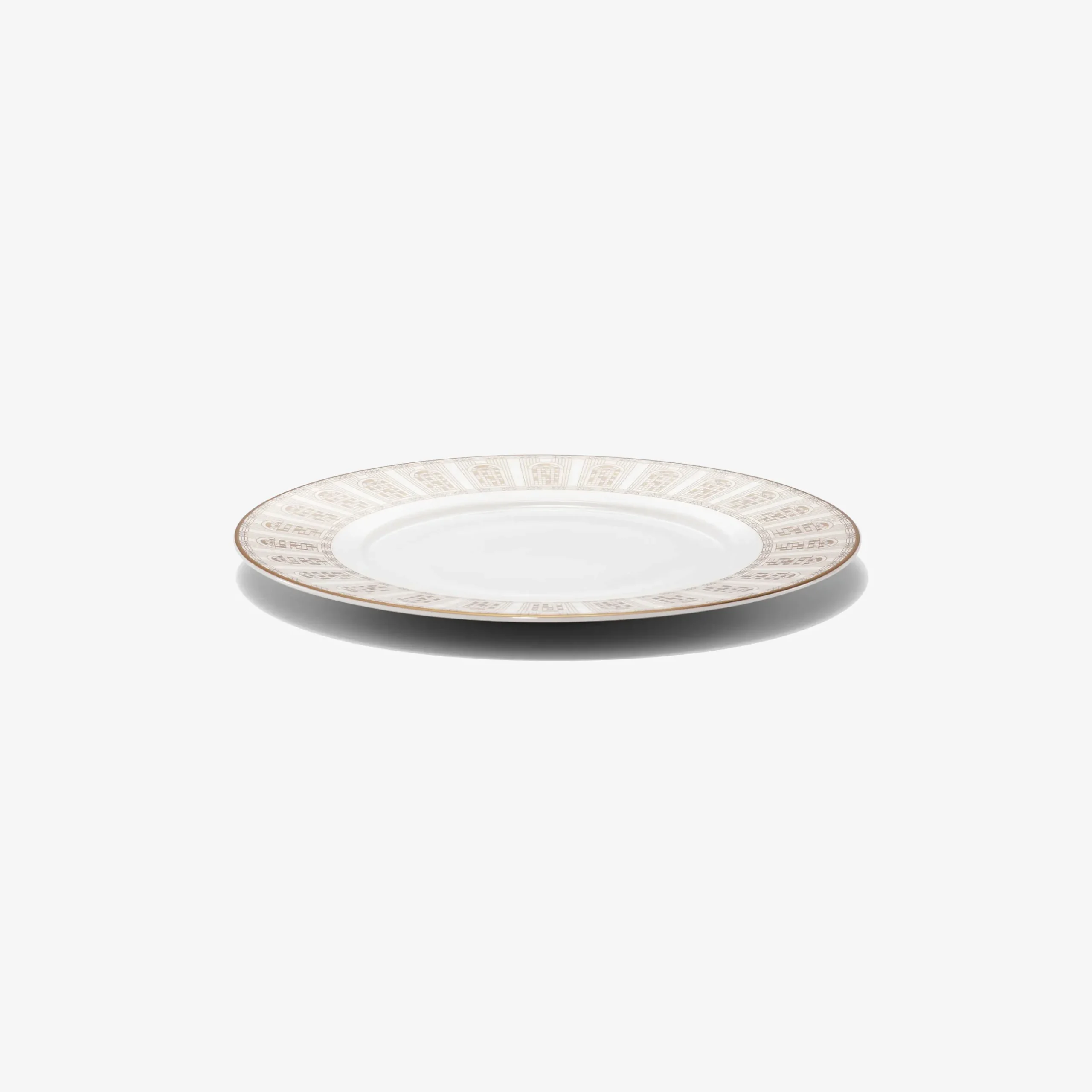 Plates|Baccarat Arcadia Gold & Platinum Dessert Plate, Set of 2