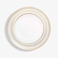 Plates|Baccarat Arcadia Gold & Platinum Soup Bowls, Set of 2