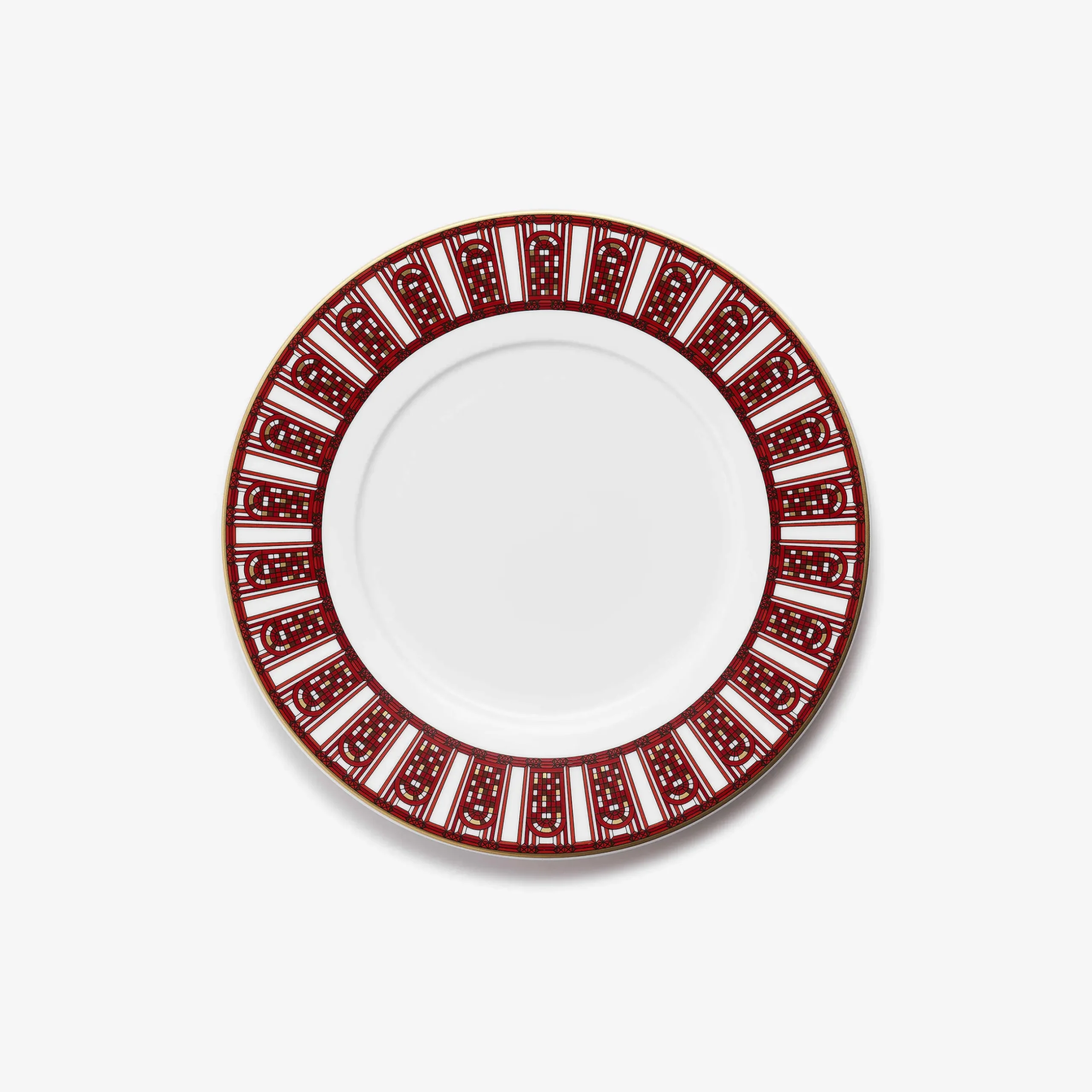 Plates|Baccarat Arcadia Red Dessert Plate, Set of 2