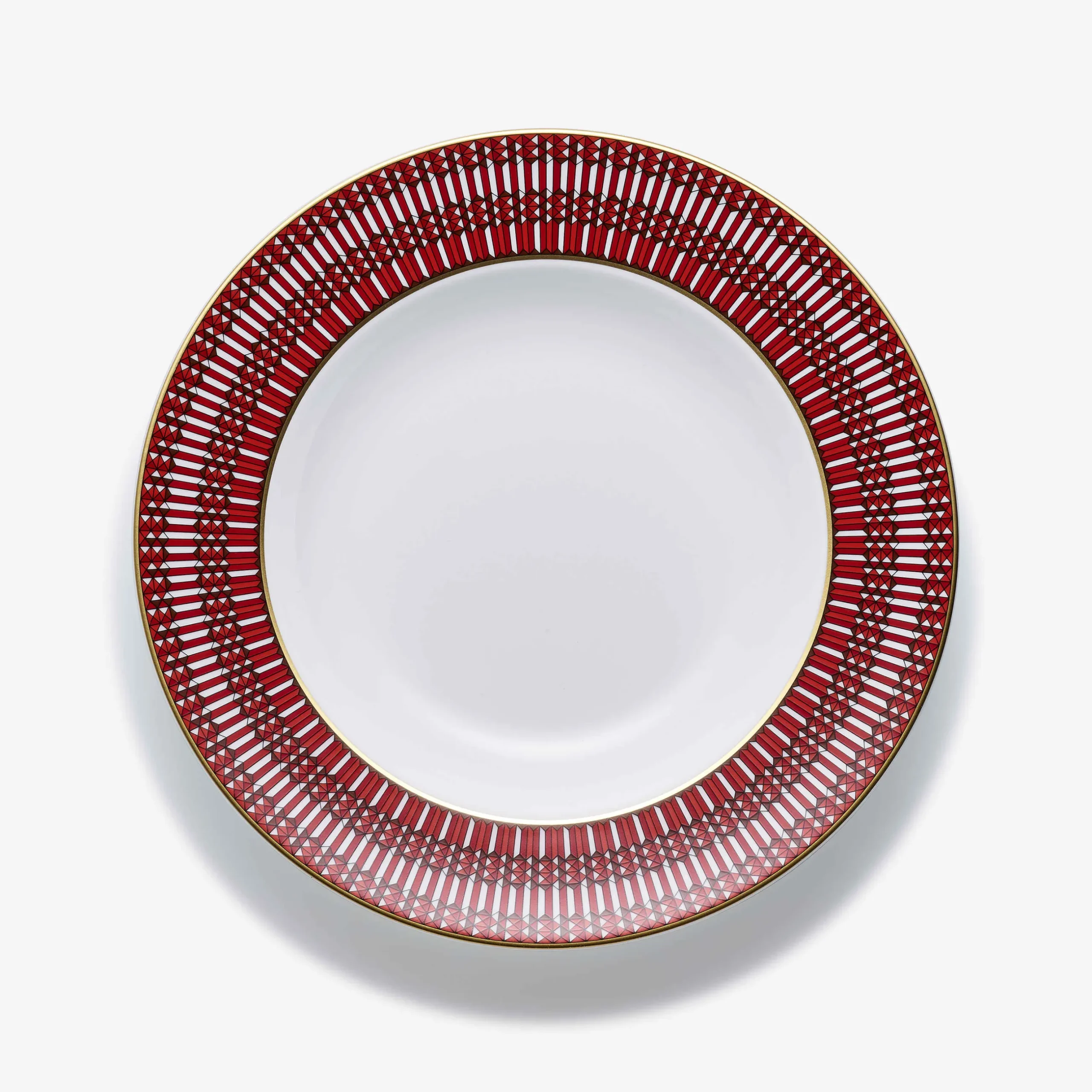 Plates|Baccarat Arcadia Red Soup Bowls, Set of 2