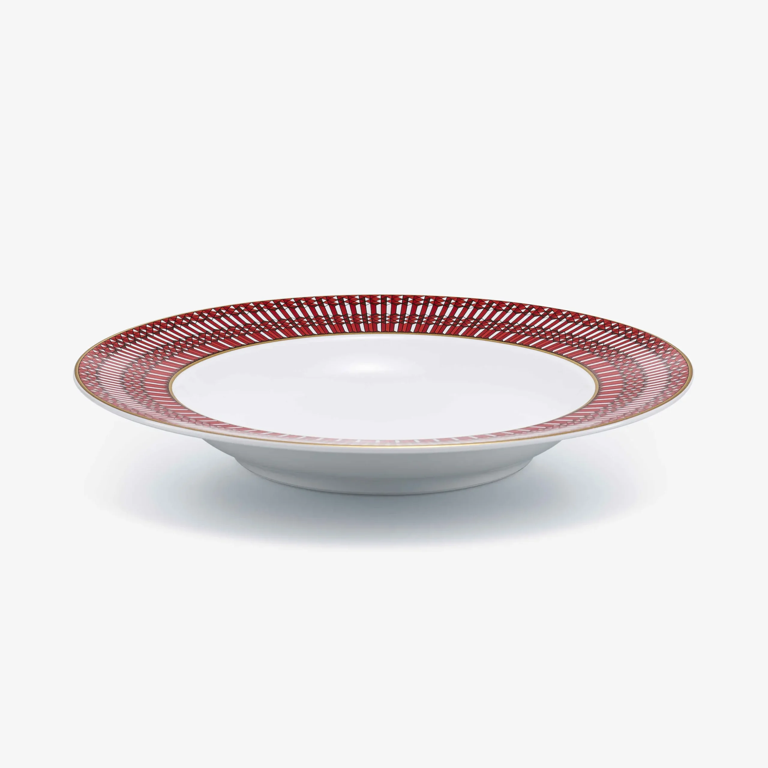 Plates|Baccarat Arcadia Red Soup Bowls, Set of 2