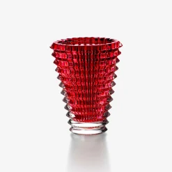 Vases|Baccarat Eye Oval Vase S Red