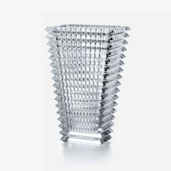 Vases|Baccarat Eye Rectangular Vase L Clear
