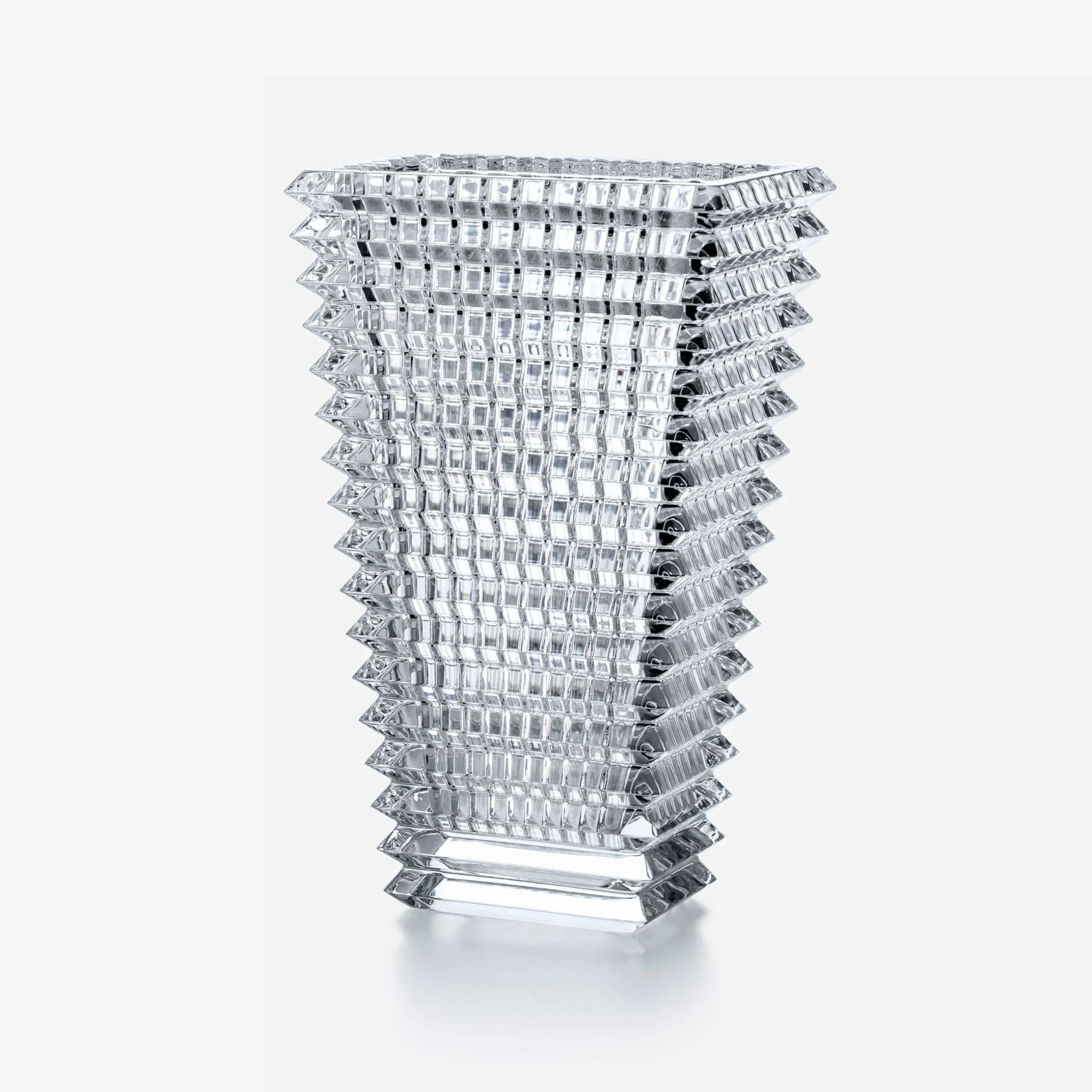 Vases|Baccarat Eye Rectangular Vase L Clear