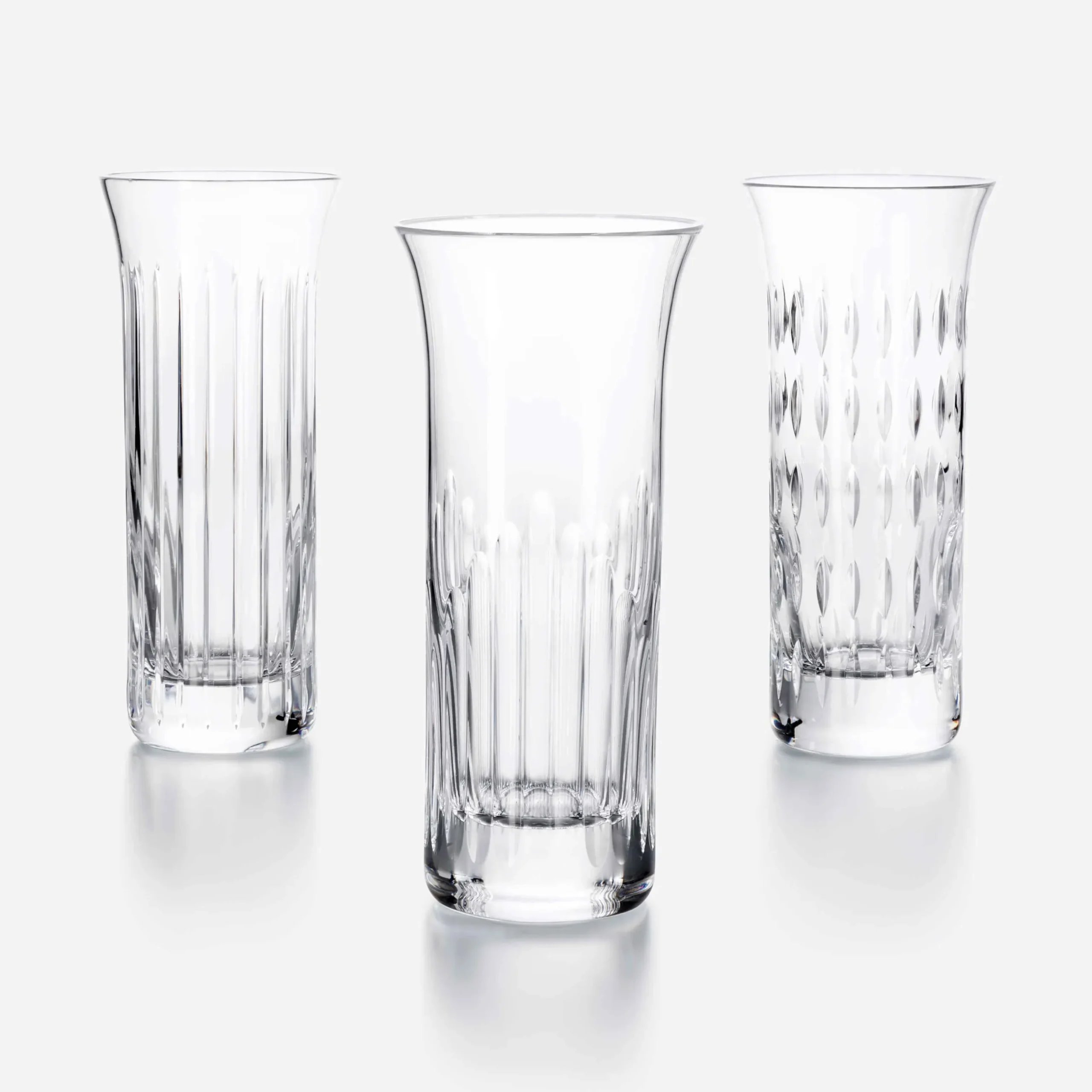 Vases|Baccarat Flora Bud Vases Set
