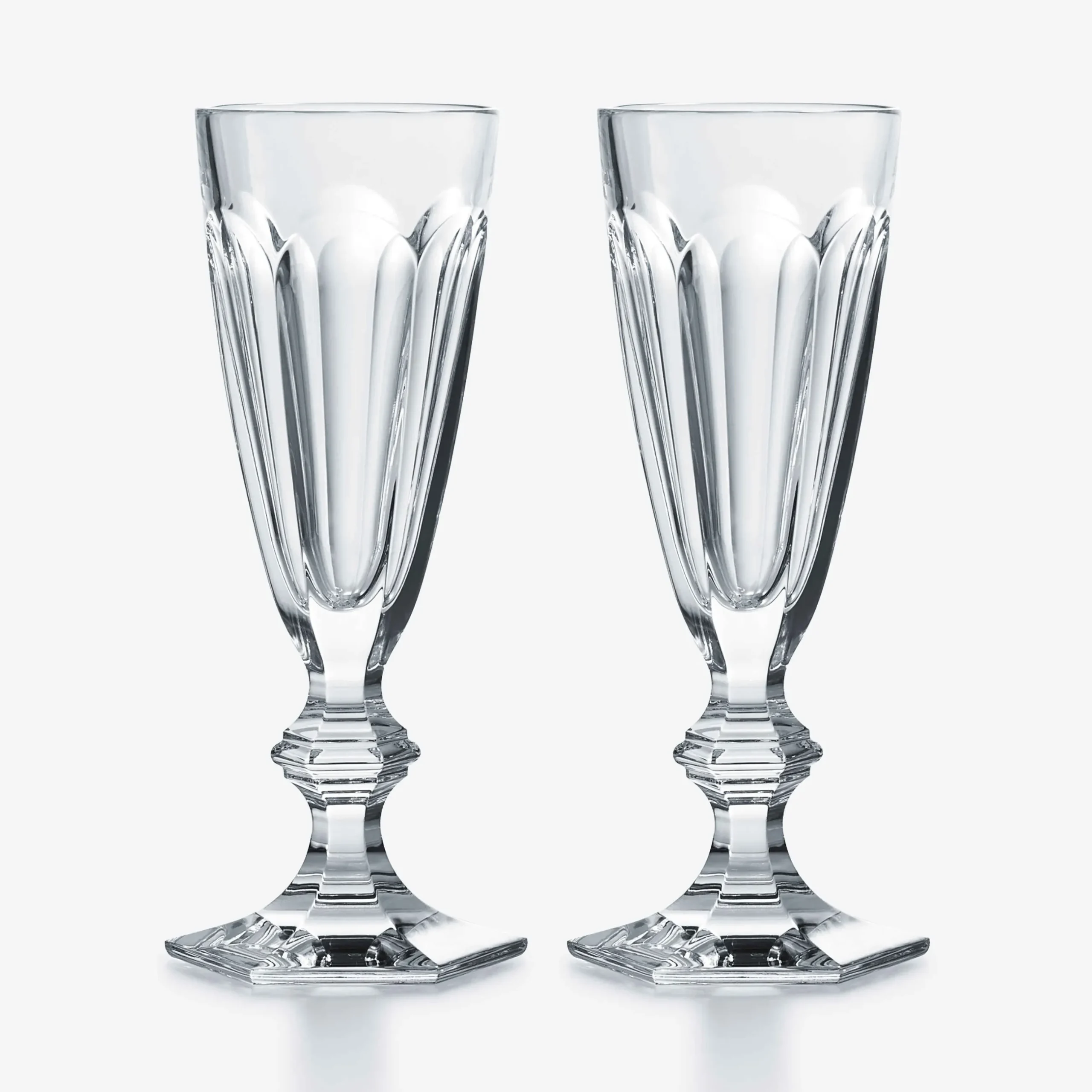 Wine, Champagne & Water Glasses|Champagne Flutes & Coupes|Baccarat Harcourt 1841 Flutes