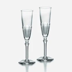 Wine, Champagne & Water Glasses|Champagne Flutes & Coupes|Baccarat Harcourt Eve Flutes Clear
