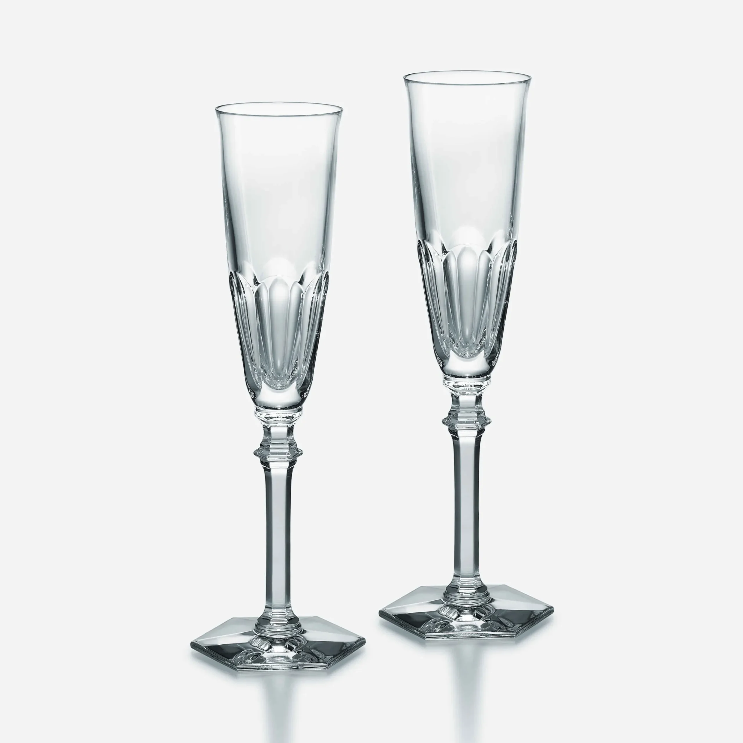 Wine, Champagne & Water Glasses|Champagne Flutes & Coupes|Baccarat Harcourt Eve Flutes Clear