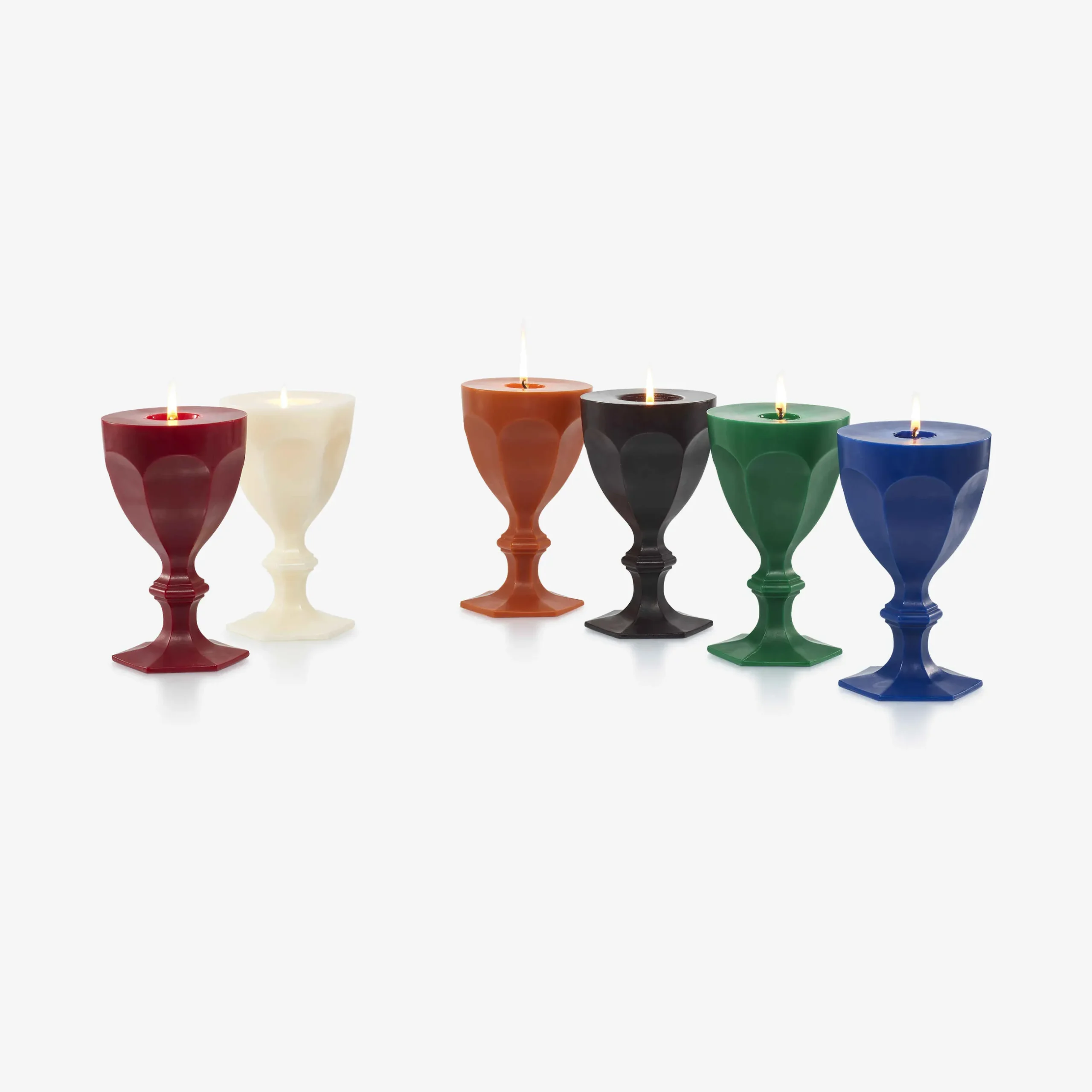 Candles|Baccarat Harcourt Glass Candle Blue