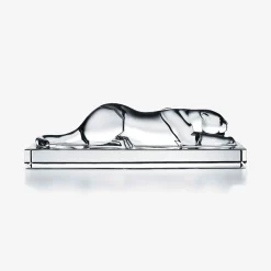 Animal & Prestige Sculptures|Baccarat Héritage Panther Sculpture