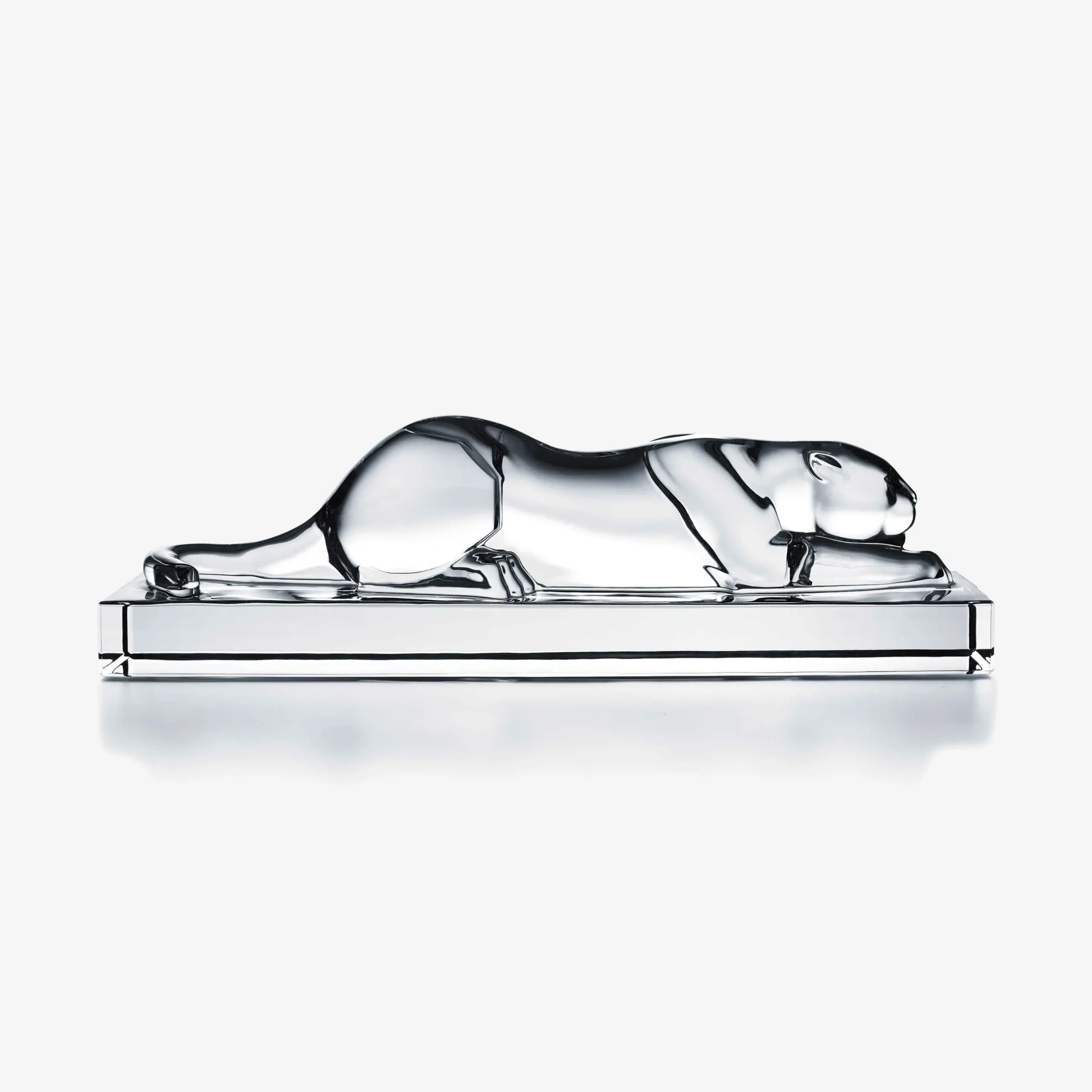 Animal & Prestige Sculptures|Baccarat Héritage Panther Sculpture