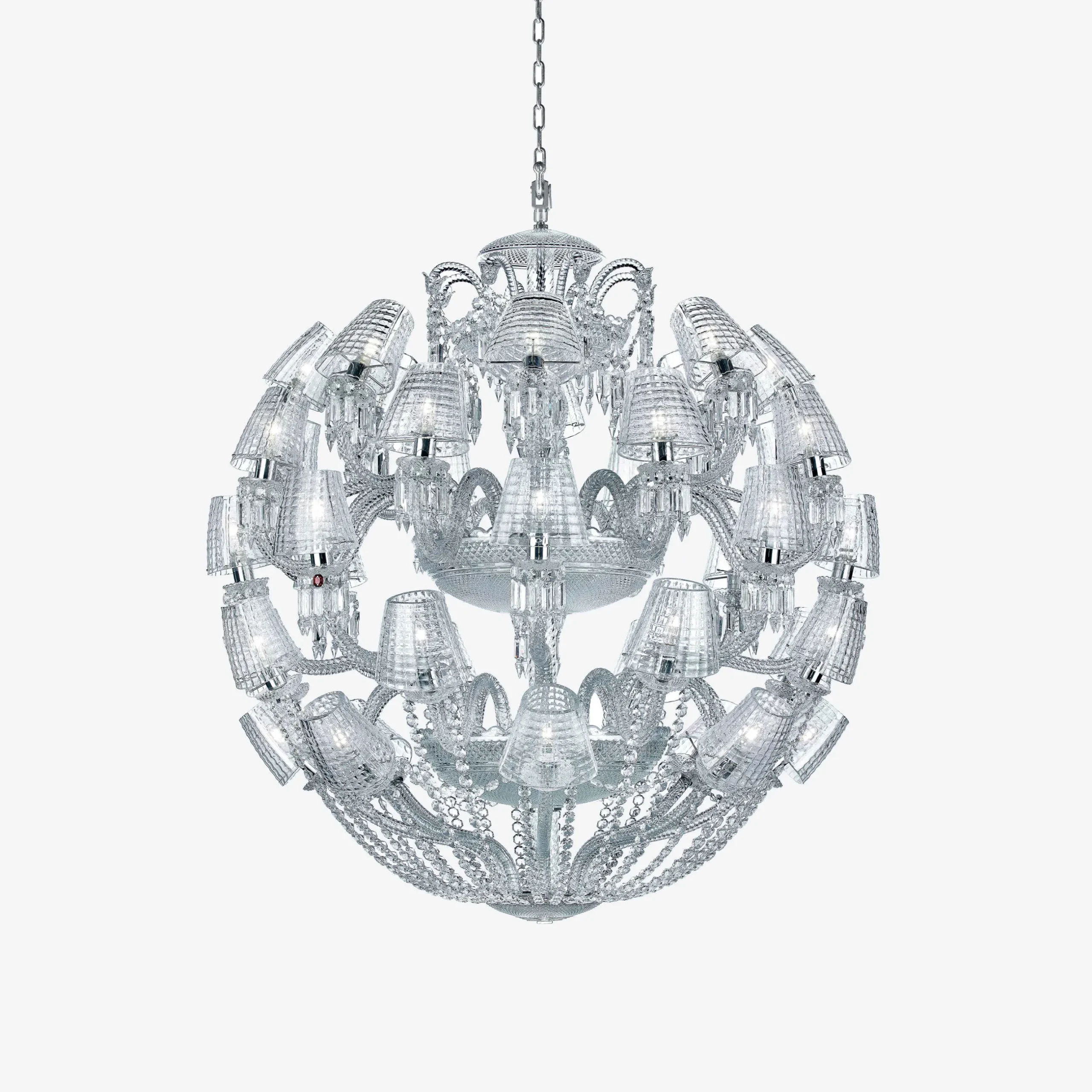 Chandeliers|Baccarat Le Roi Soleil Chandelier (40L)
