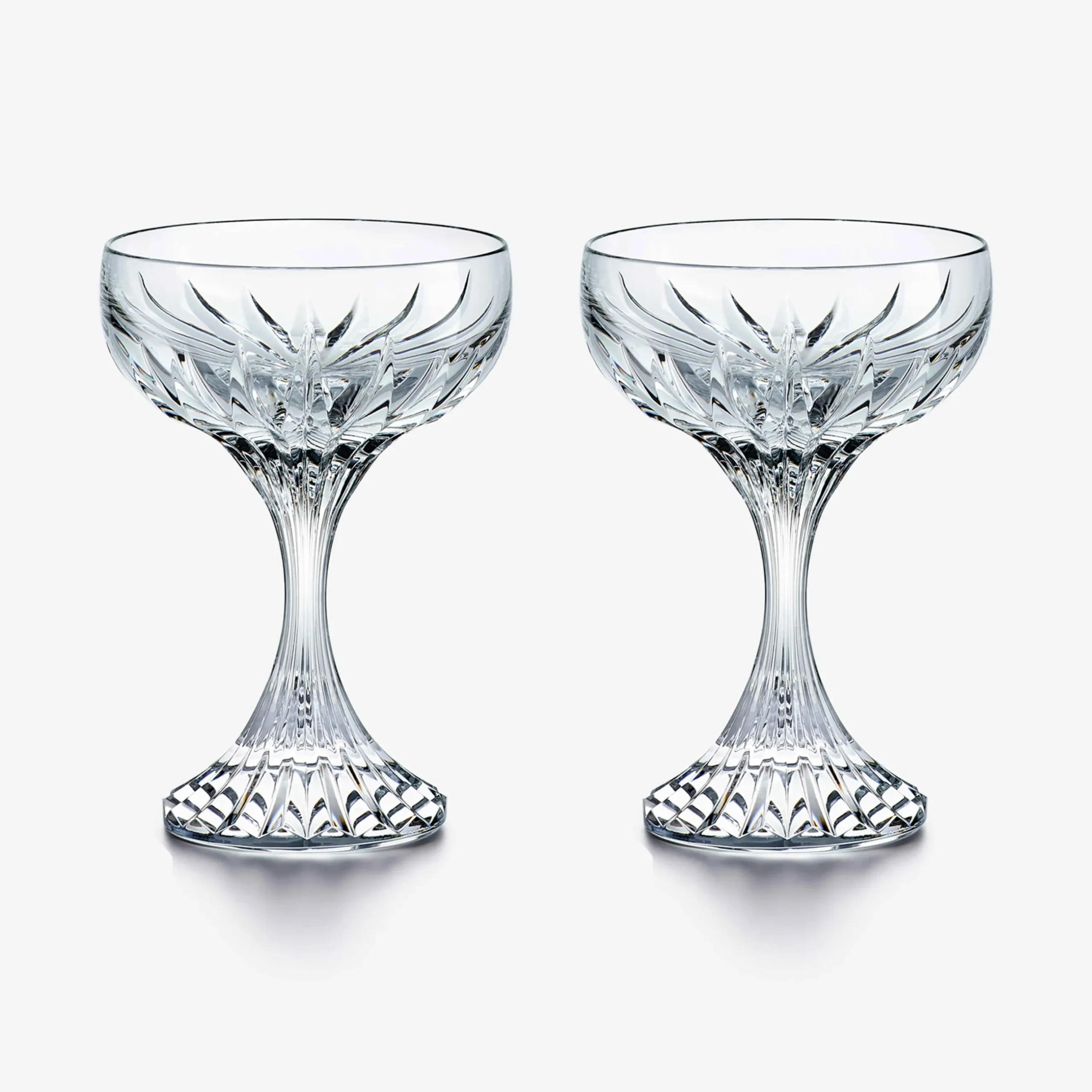 Wine, Champagne & Water Glasses|Champagne Flutes & Coupes|Baccarat Masséna Coupes