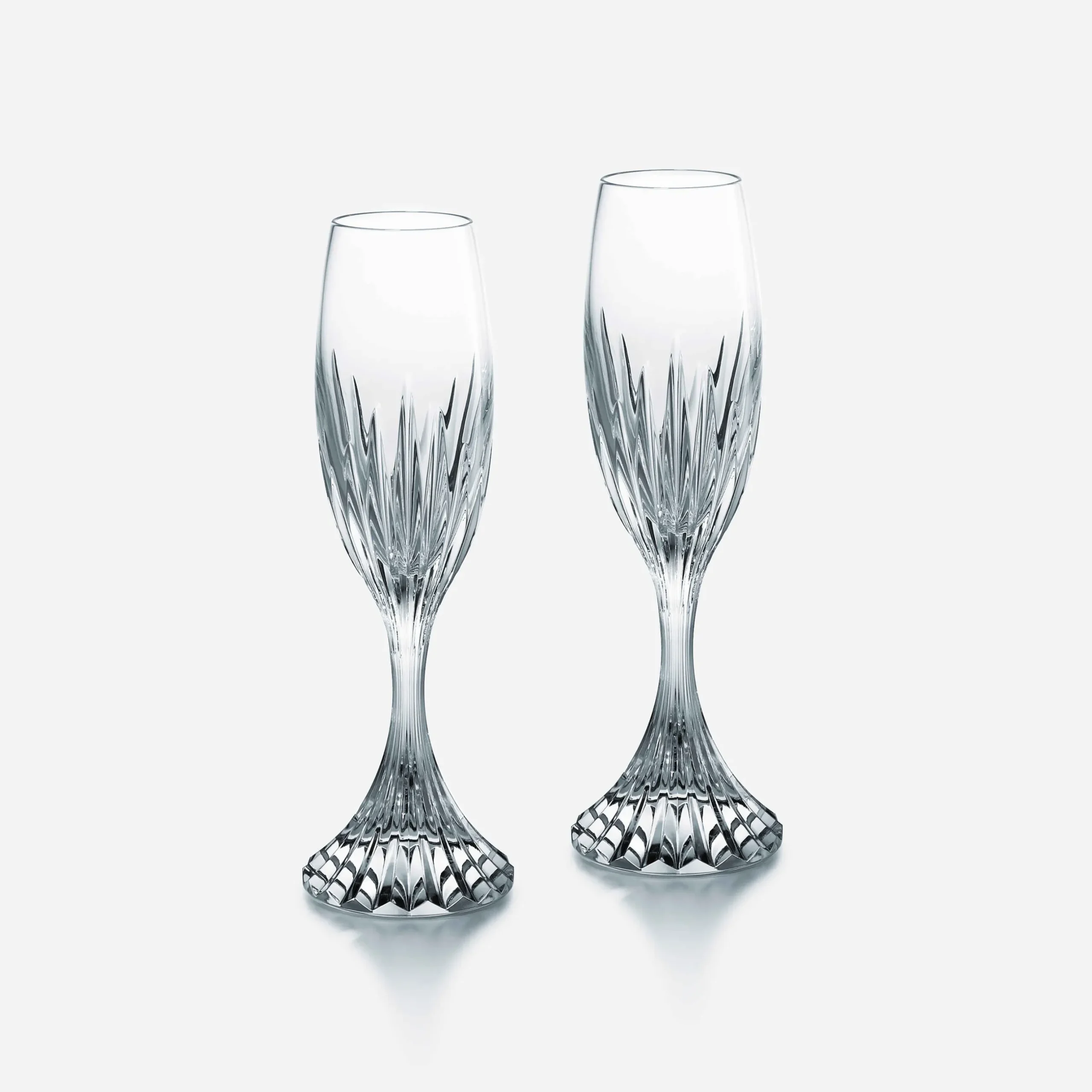 Wine, Champagne & Water Glasses|Champagne Flutes & Coupes|Baccarat Masséna Flutes