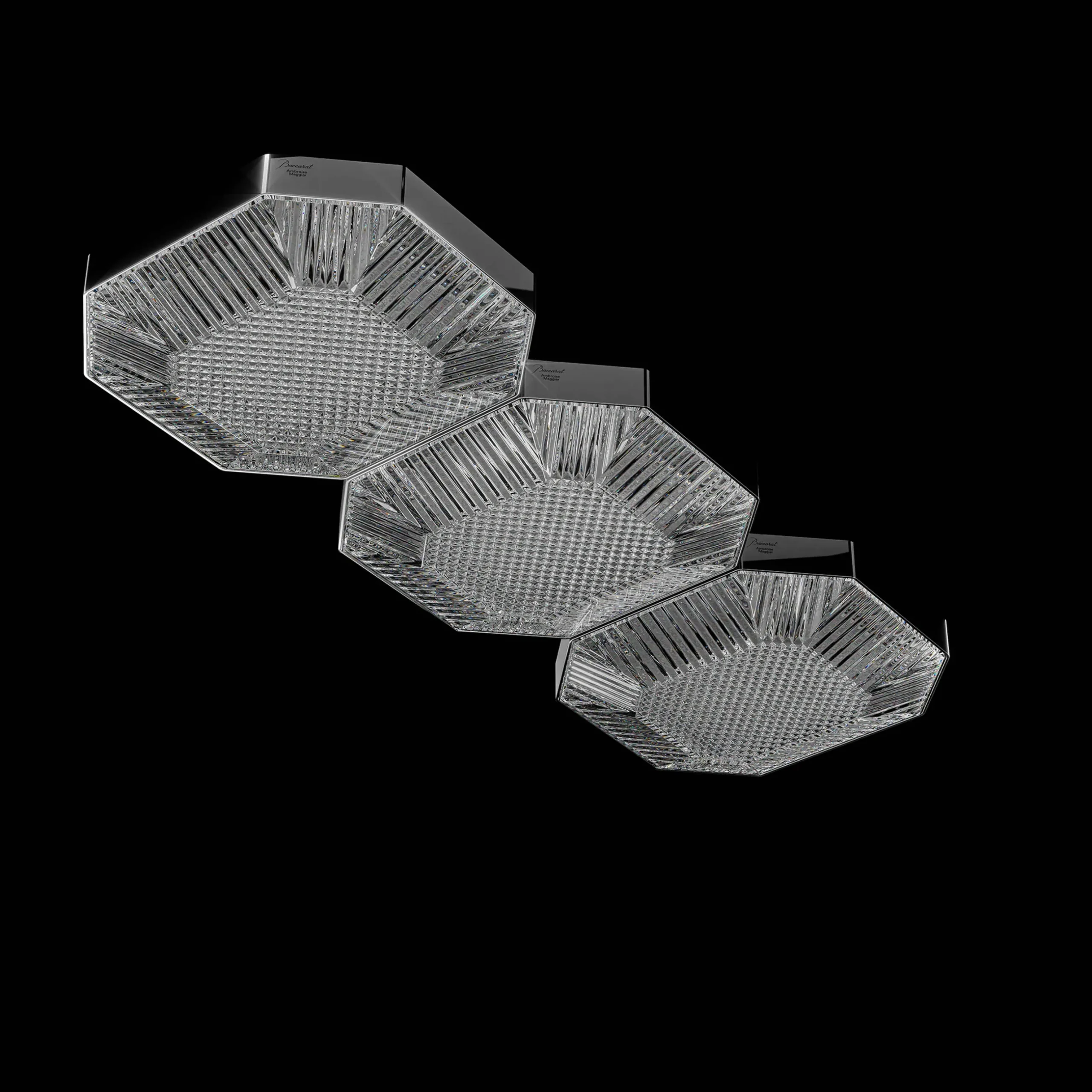 Ceiling Lamps & Units|Baccarat Octogone Ceiling Unit (3L)