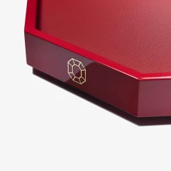 Desk Accessories|Trays & Coasters|Baccarat Octogone Tray L Red