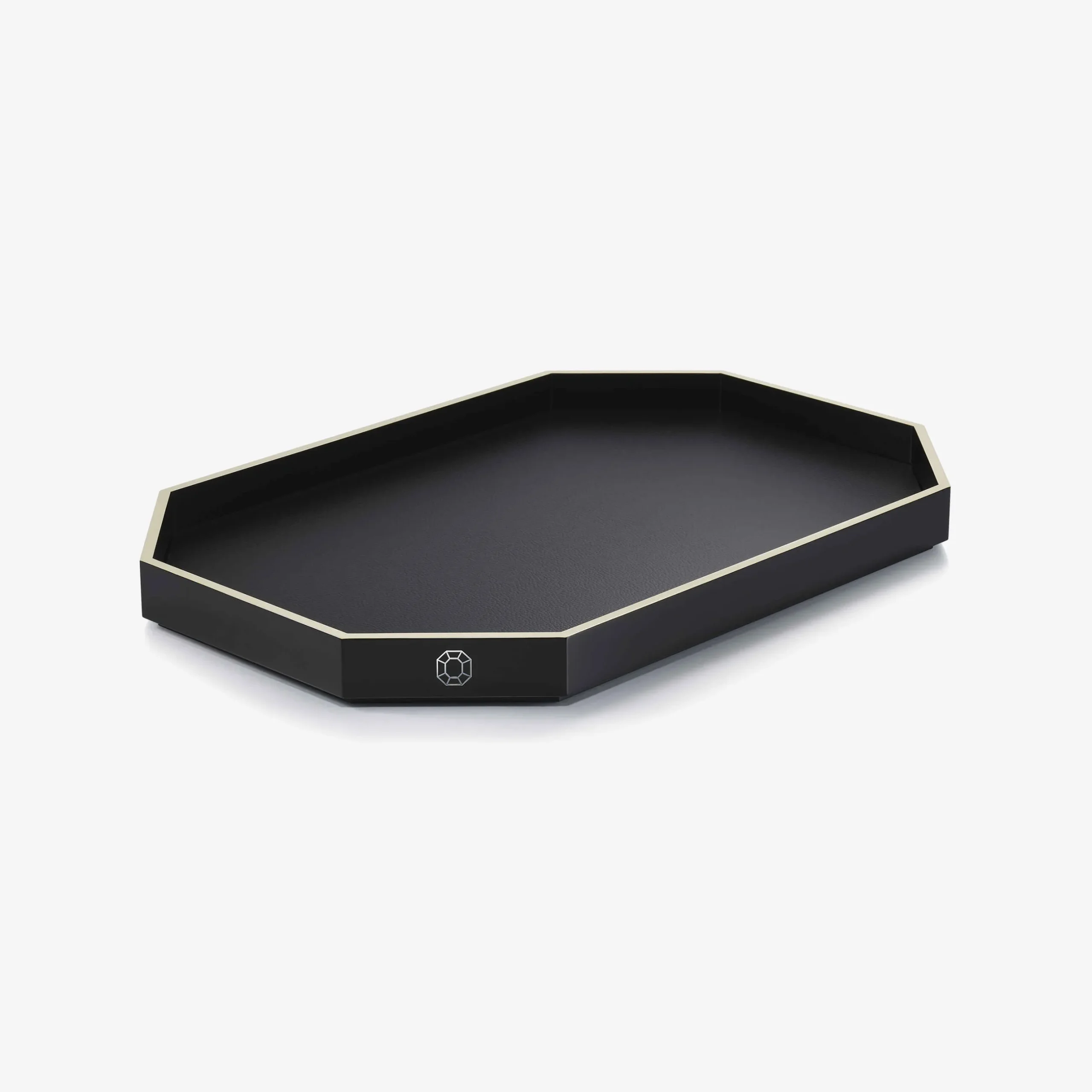 Trays & Coasters|Baccarat Octogone Tray M Black
