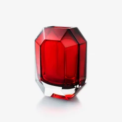 Vases|Baccarat Octogone Vase Red