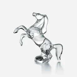Animal & Prestige Sculptures|Baccarat Rearing Horse Sculpture