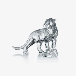 Animal & Prestige Sculptures|Baccarat Roaring Bengal Sculpture