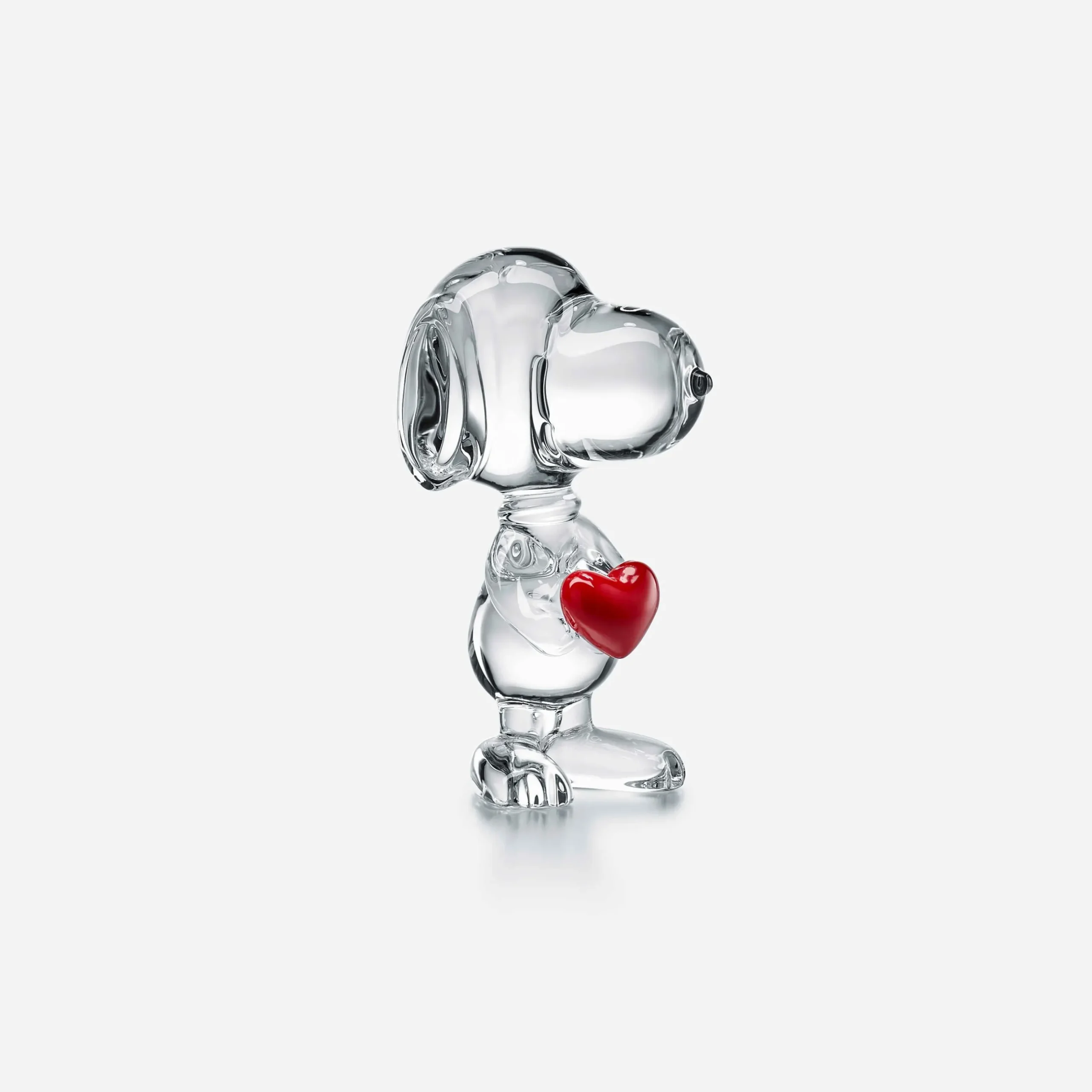 Figurines|Baccarat Snoopy Heart Figurine
