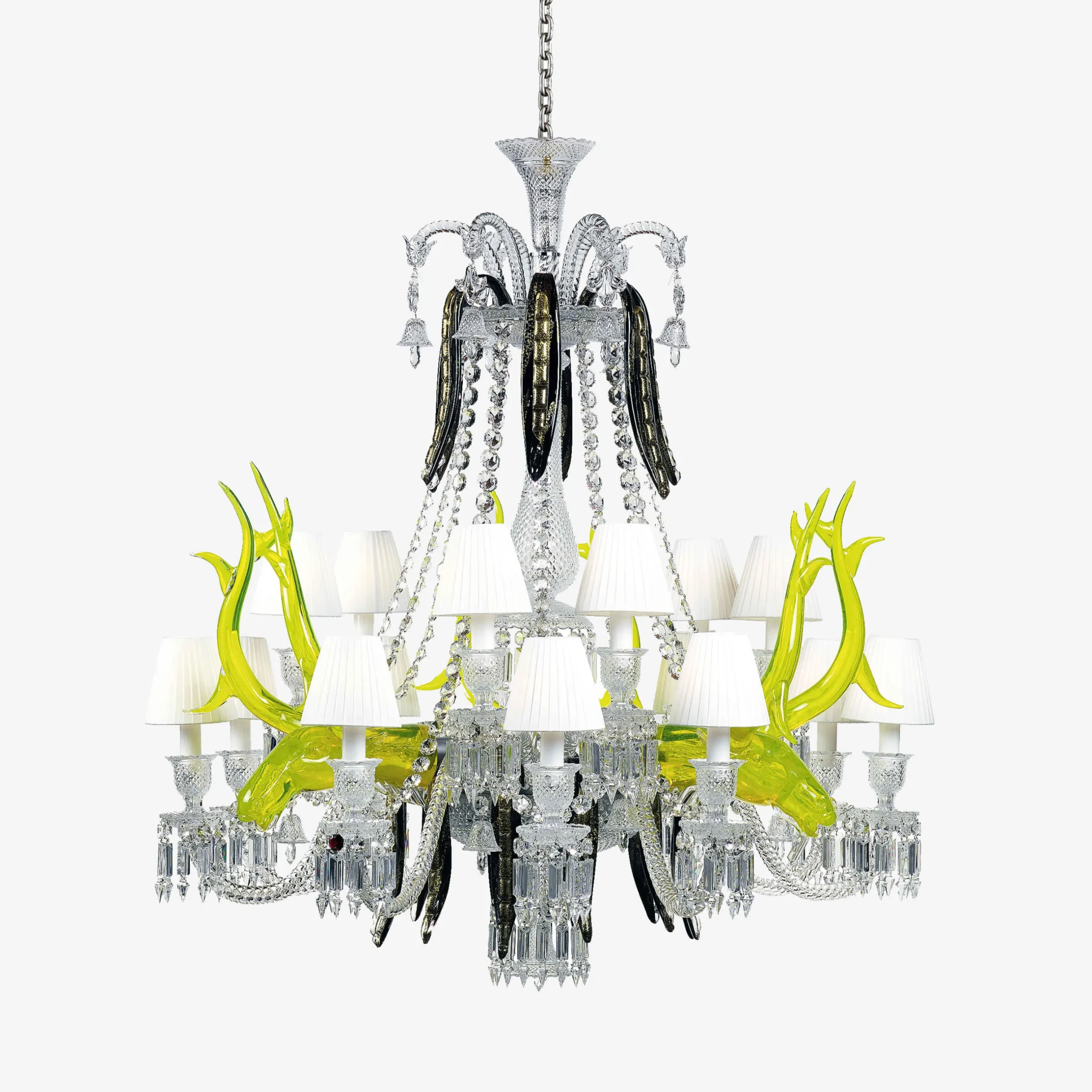 Chandeliers|Baccarat étrange Zénith Deers Chandelier (15L)