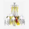 Chandeliers|Baccarat étrange Zénith Parrots Chandelier (15L)