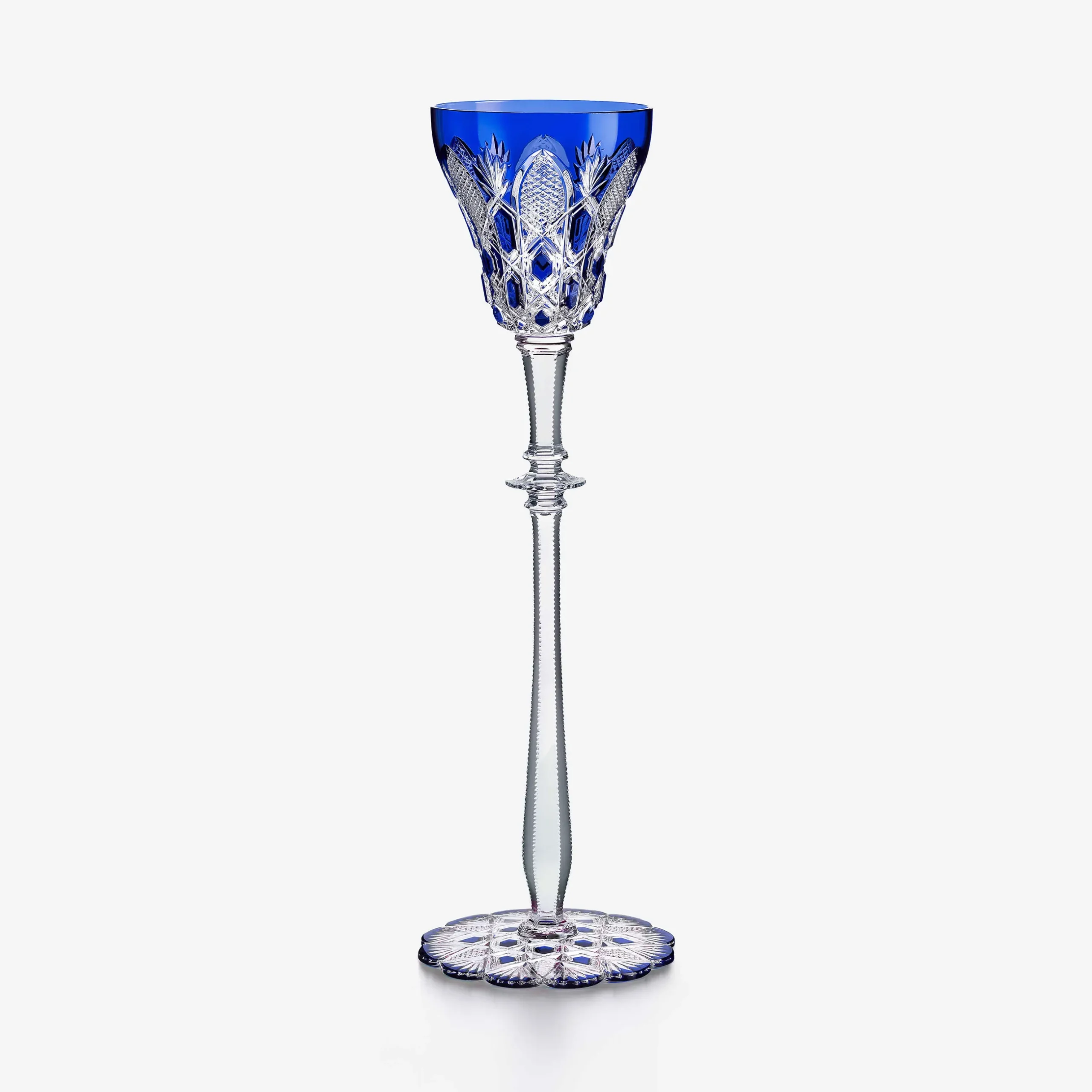 Wine, Champagne & Water Glasses|Baccarat Tsar Water Glass Blue