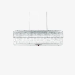 Chandeliers|Baccarat Tuile de Cristal Piccadilly Chandelier Rectangular S