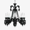 Chandeliers|Baccarat Zénith Chandelier Black (8L)