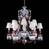 Chandeliers|Baccarat Zénith Chandelier Red (12L)