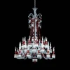 Chandeliers|Baccarat Zénith Chandelier Red (36L)