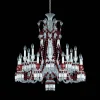 Chandeliers|Baccarat Zénith Chandelier Red (18L)