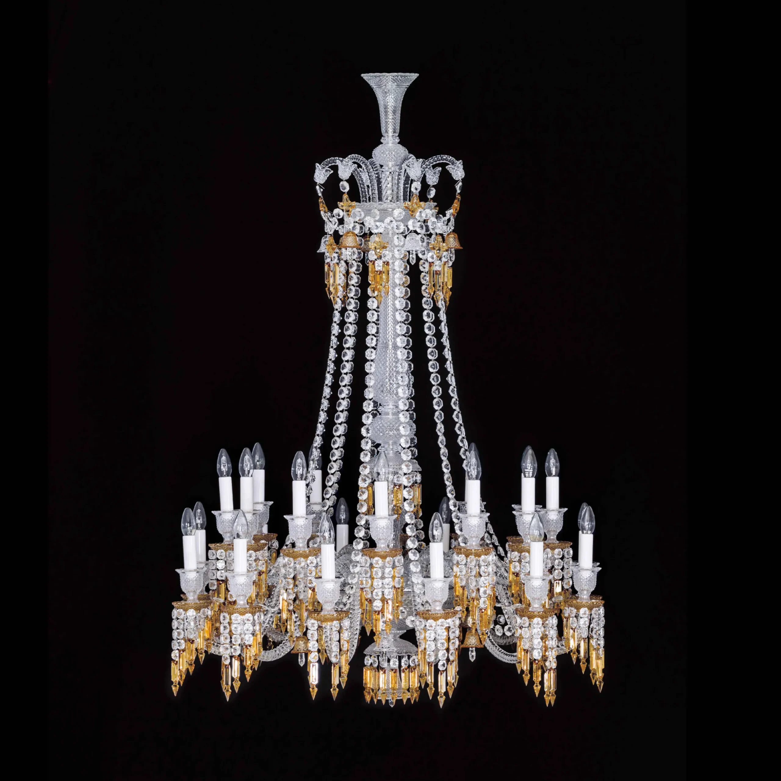 Chandeliers|Baccarat Zénith Charleston Chandelier Long (24L)