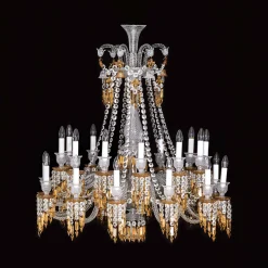 Chandeliers|Baccarat Zénith Charleston Chandelier Short (24L)