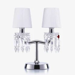 Table & Desk Lamps|Baccarat Zénith Nomade Lamp Chrome (02L) & Lampshades S | United States
