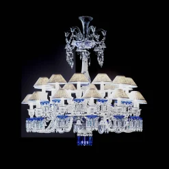 Chandeliers|Baccarat Zénith Printemps Bleu Chandelier (24L)
